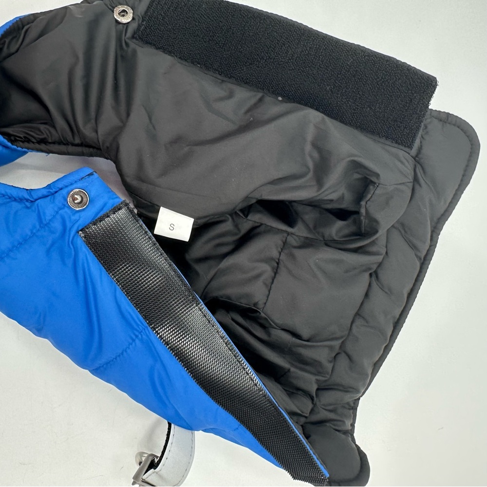 Duomm Brand Dog Coat Full Body Doggie Winter Coat Small Pet Clothes Blue Quilted - Picture 8 of 11